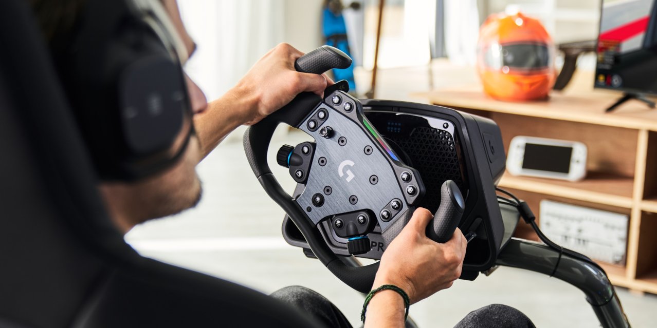 Logitech Steering Wheel News: New Steering Wheels, Gear Lever, and Handbrake in Direct Drive Series
